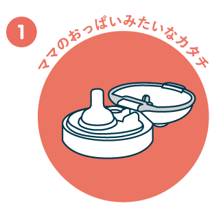 ママのおっぱいみたいなカタチ